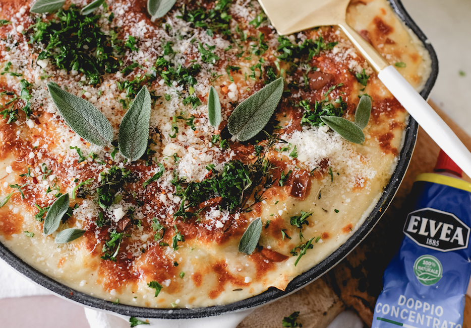 Lasagne Cr Me De Butternut Chair De Saucisses Italiennes Et Scamorza