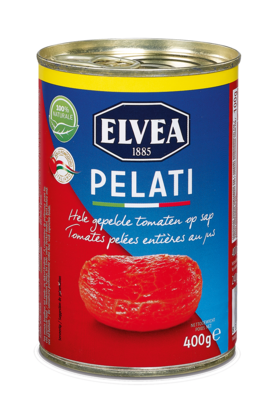 Pelati - Elvea Hele gepelde tomaten 400 g