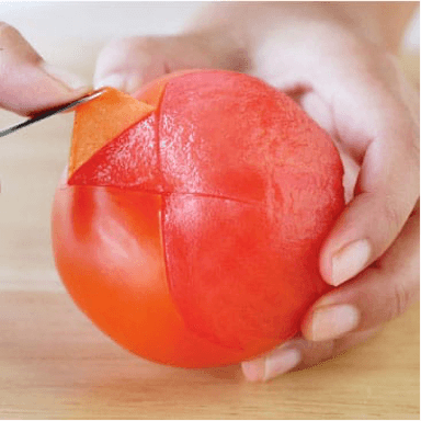 What’s the best way to peel tomatoes?