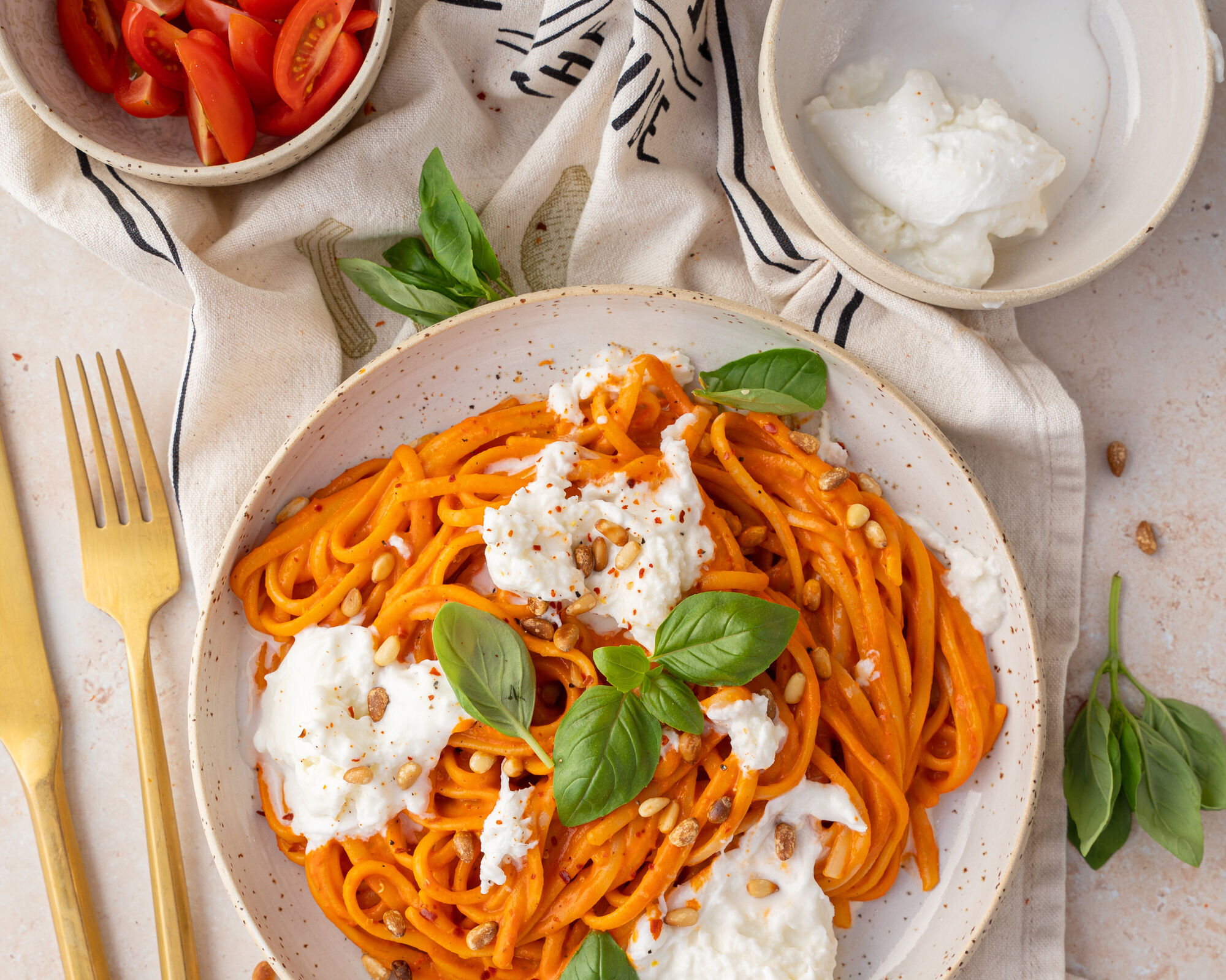 Pasta paprika mascarpone - Recepten van onze ELVEA fans - recept Pasta paprika mascarpone - Recepten van onze ELVEA fans - recept